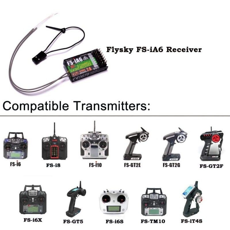 Flysky FS-IA6 Receiver 6CH Dua - Drone Racing Battery recension och pris