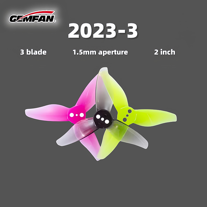 Gemfan 2023 three bladed 2-inc - Drone Racing Gate recension och pris