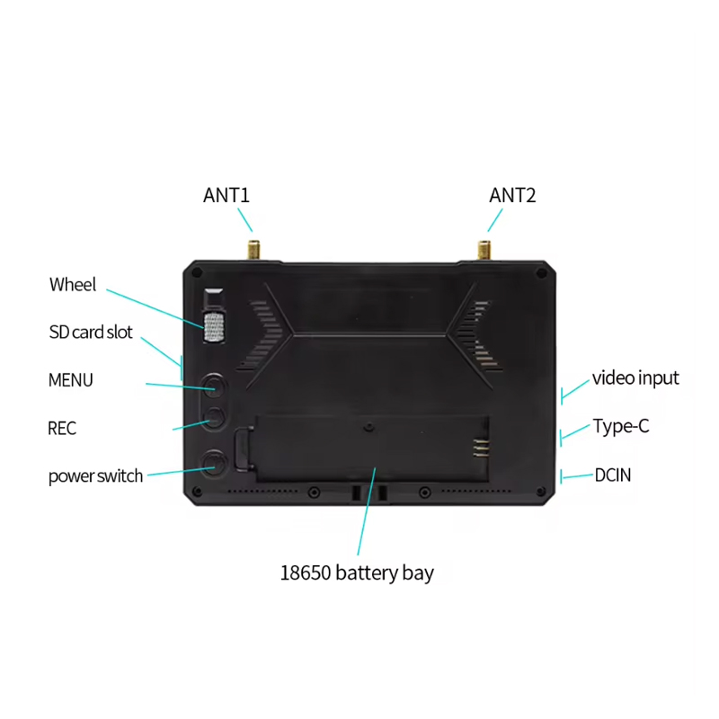 SKYZONE M5 FPV Monitor 5 Inch  - Drone Racing Gate recension och pris