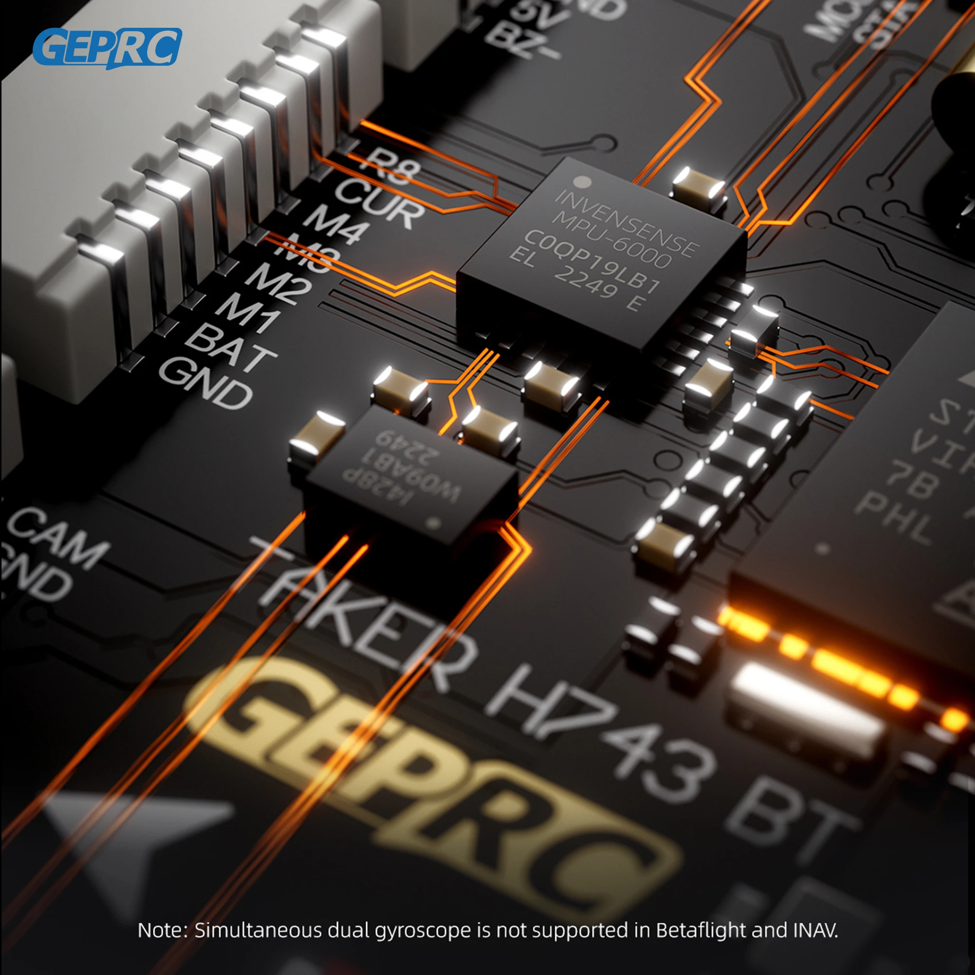 GEPRC TAKER H743 BT 32Bit 65A  - Drone Racing Flight Controller recension och pris