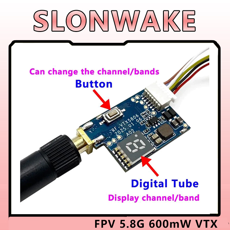 SLONWAKE 5.8G TS5823 PRO Mini  - Drone Racing Vtx recension och pris