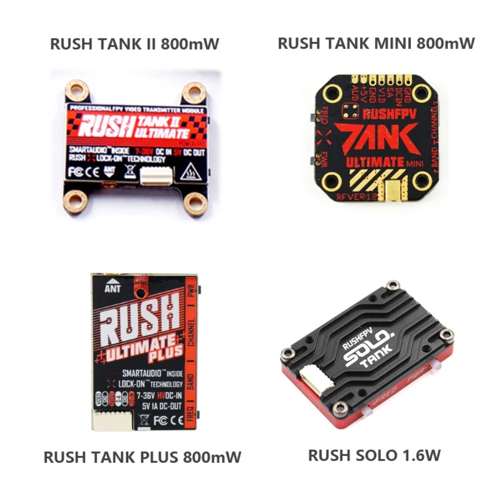 RUSH TANK Ultimate II/Mini/PLU - Drone Racing Vtx recension och pris